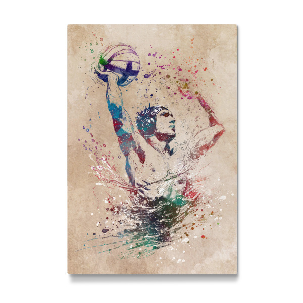Galerie-Print "Wasserball-Sportkunst F" 30x20 cm artboxONE
