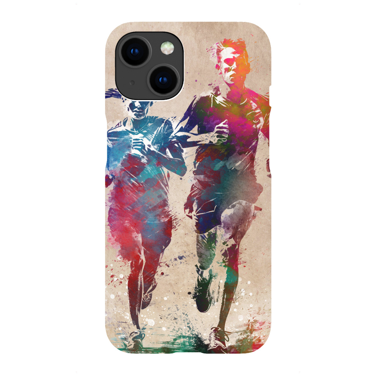 "Laufsportkunst G"für iPhone - Premium-Case Handyhülle artboxONE
