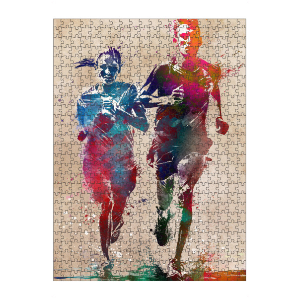 artboxONE Puzzle "Laufsportkunst G" artboxONE - Sport,Sport / Motivation - Läufer,Läufer,Laufen,Olympische spiele,Sport,Sport - Bild läufer