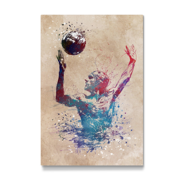 Galerie-Print "Wasserball-Sportkunst E" 75x50 cm artboxONE