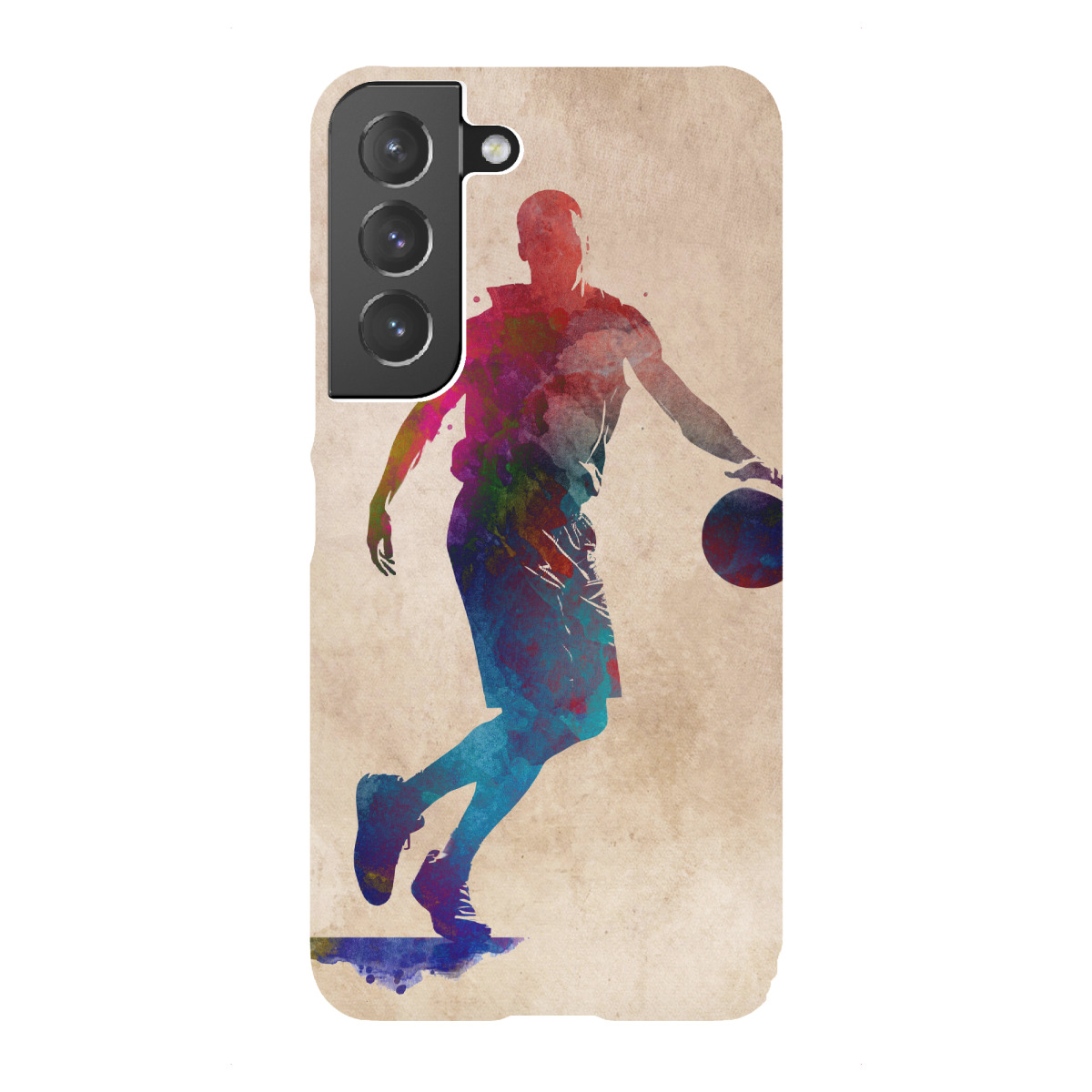 "Basketballspieler Sportkunst G"für Samsung Galaxy - Premium-Case Handyhülle artboxONE