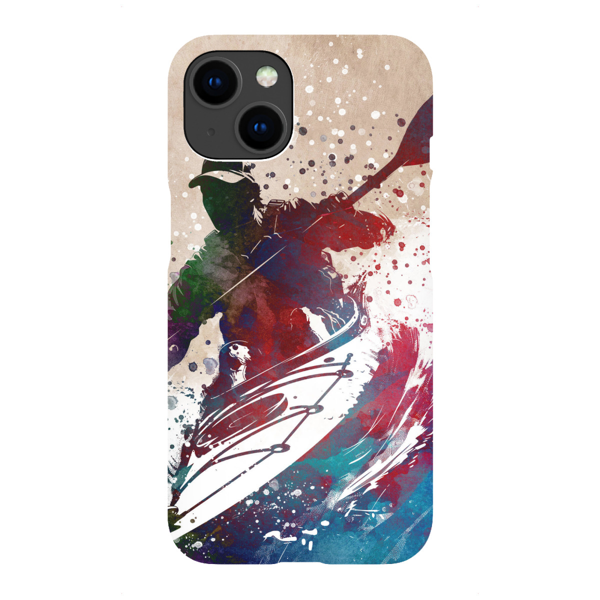 iPhone "Kajaksport Kunst C" Premium-Case Handyhülle artboxONE