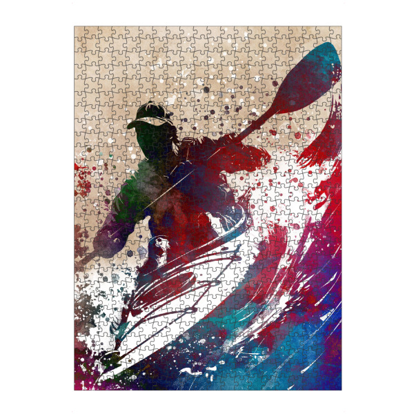 artboxONE Puzzle "Kajaksport Kunst C" artboxONE - Sport,Sport / Motivation - Kajak,Kajakfahren,Schwimmen,Sport,Spiel,Grafik,Olympische spiele