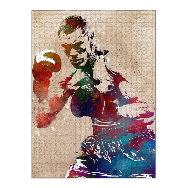 Puzzle Ravensburger "Boxsport Kunst F" artboxONE - Sport,Sport / Motivation - Boxen,Boxen,Boxer,Sport,Olympische spiele - Bild boxen