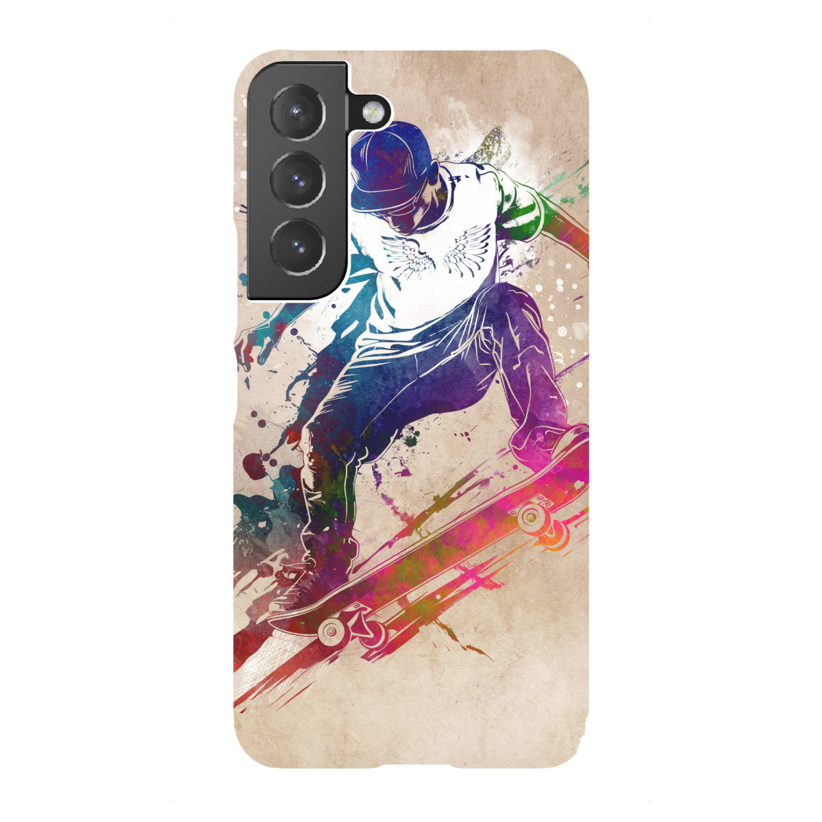 "Skateboarder Sportkunst E"für Samsung Galaxy - Premium-Case Handyhülle artboxONE