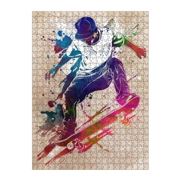 artboxONE Puzzle "Skateboarder Sportkunst E" artboxONE - Sport,Sport / Motivation