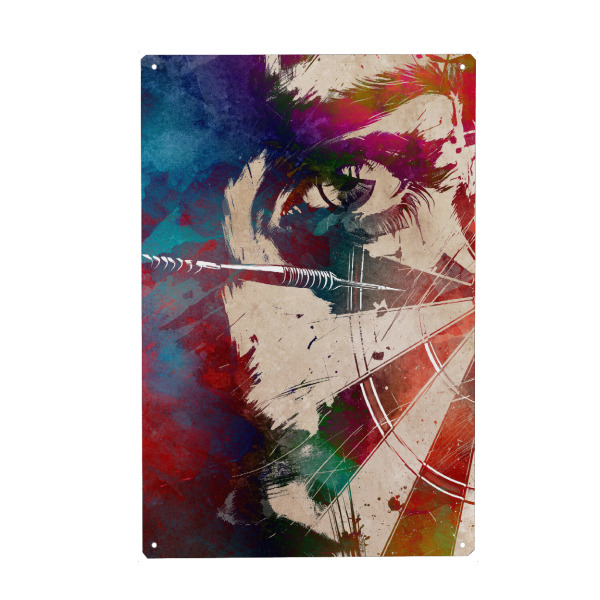 Holzbild "Dartsportkunst A" artboxONE - Sport,Sport / Motivation - Dart,Darts,Sport,Sport,Grafik