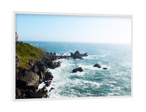 Poster mit weißem Rahmen "Patrick's Point State Park, CA" artboxONE - Natur,Reise,Reise / Strand und Meer,Reise / Länder