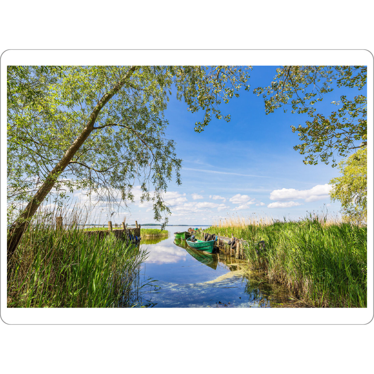 Tischset "Steg mit Fischerboot" artboxONE - Natur,Reise