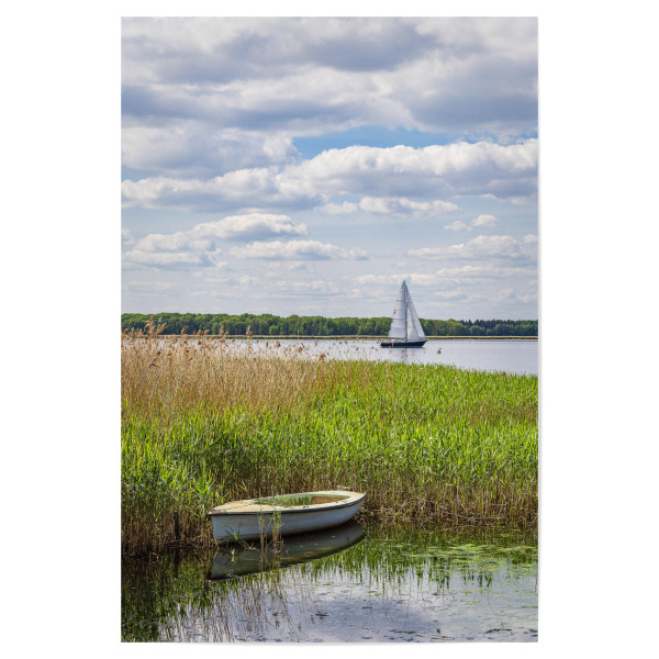 Poster "Fischerboot und Segelboot" artboxONE - Natur,Reise