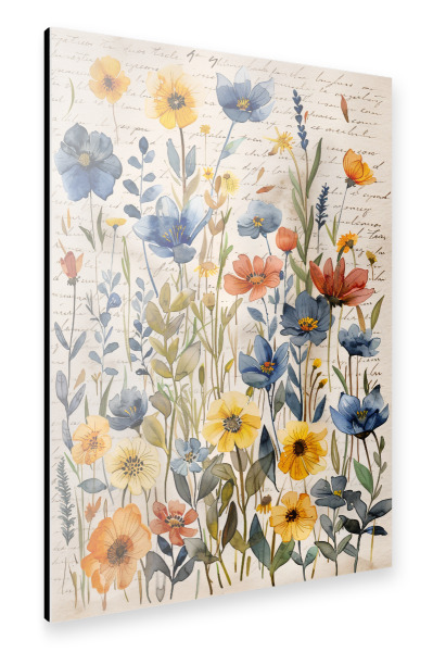 Alu-Dibond "Wiese voller Blumen A (matart)" 30x20 cm artboxONE
