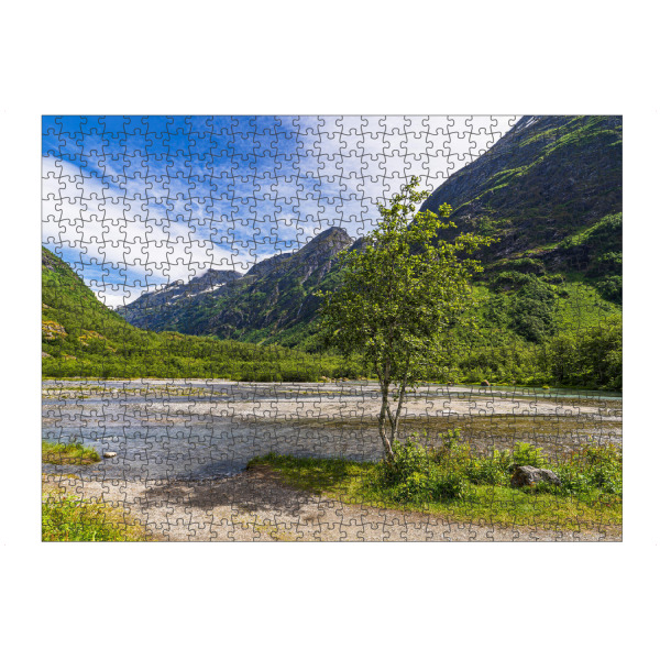 Puzzle Ravensburger "Landschaft nahe Fjærland" artboxONE - Natur,Reise,Reise / Länder