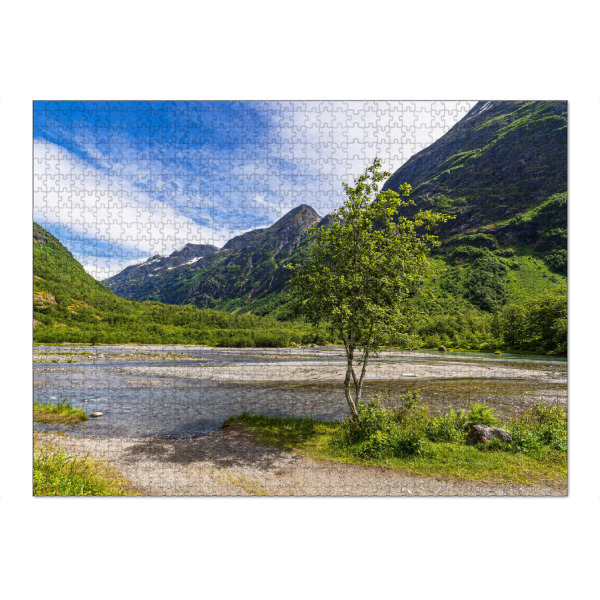 Puzzle Ravensburger "Landschaft nahe Fjærland" artboxONE - Natur,Reise,Reise / Länder