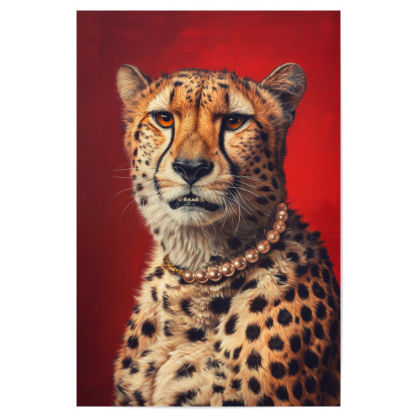 Poster 30x20 cm "Fashion Cheetah Pop Art" artboxONE - Für Mama