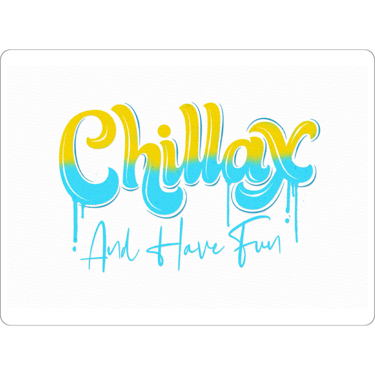 Tischset "Chill Vibes" artboxONE - Typografie,Reise / Strand und Meer,Lustig