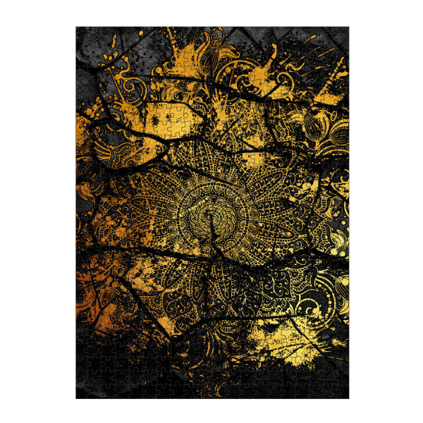 artboxONE Puzzle "Mandala - Goldspritzer" artboxONE - Natur,Abstrakt