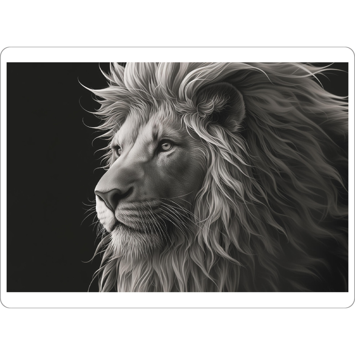 Tischset "König der Löwen Portrait" artboxONE - Natur,Tiere,Reise / Afrika