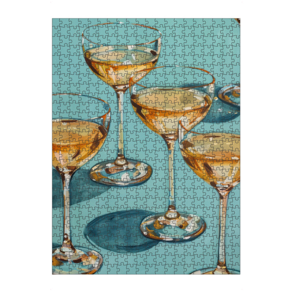 artboxONE Puzzle "Moderne Champagnerkunst" artboxONE - Essen & Trinken / Alkohol