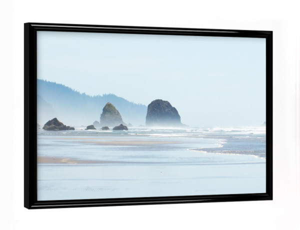Poster mit schwarzem Rahmen "Cannon Beach, WA" artboxONE - Natur,Reise,Reise / Länder