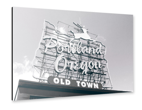 Alu-Dibond "Portland, OR" 30x20 cm artboxONE