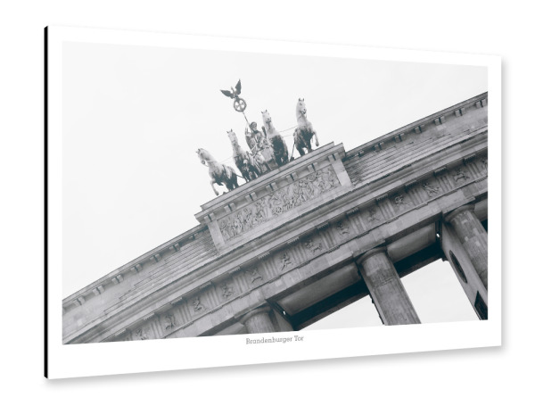 Alu-Dibond "Brandenburger Tor @ Berlin" 30x20 cm artboxONE