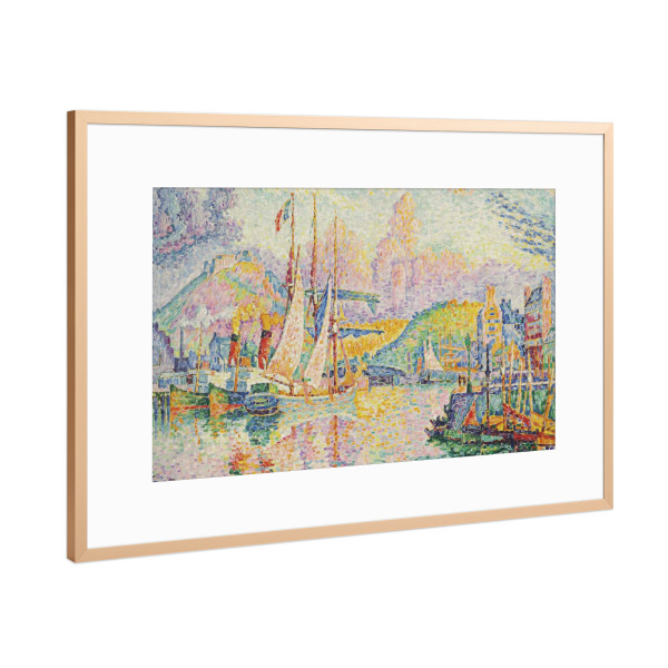Poster mit Rahmen Kupfer "Cherbourg" artboxONE - Städte,Reise,Architektur,Reise / Länder,Städte / Weitere