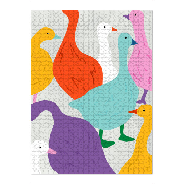 Puzzle Ravensburger "Duck Around & Find Out" artboxONE - Tiere