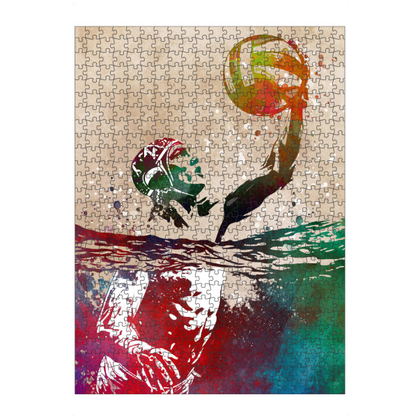 Puzzle Ravensburger "Wasserball-Sportkunst G" artboxONE - Sport,Sport / Motivation - Wasserball,Wasser,Sport,Schwimmen,Spiel - Bild wasserball