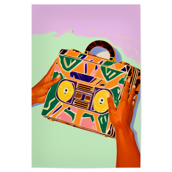 Poster "Ein Koffer voller Erinnerungen" artboxONE - Abstrakt