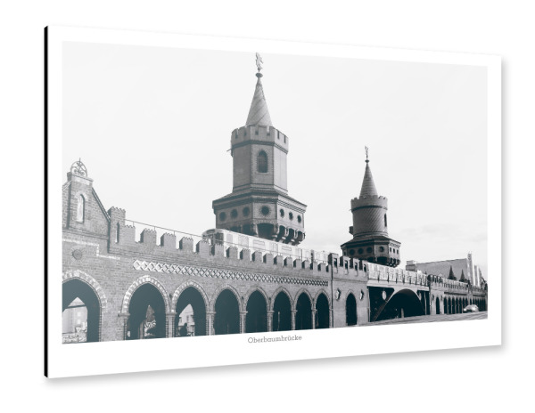 Alu-Dibond "Die Oberbaumbrücke" 30x20 cm artboxONE