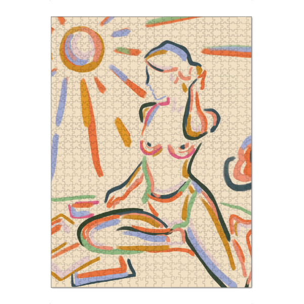 Puzzle Ravensburger "Selbstliebe Frauen Illustration" artboxONE - Menschen,Fashion