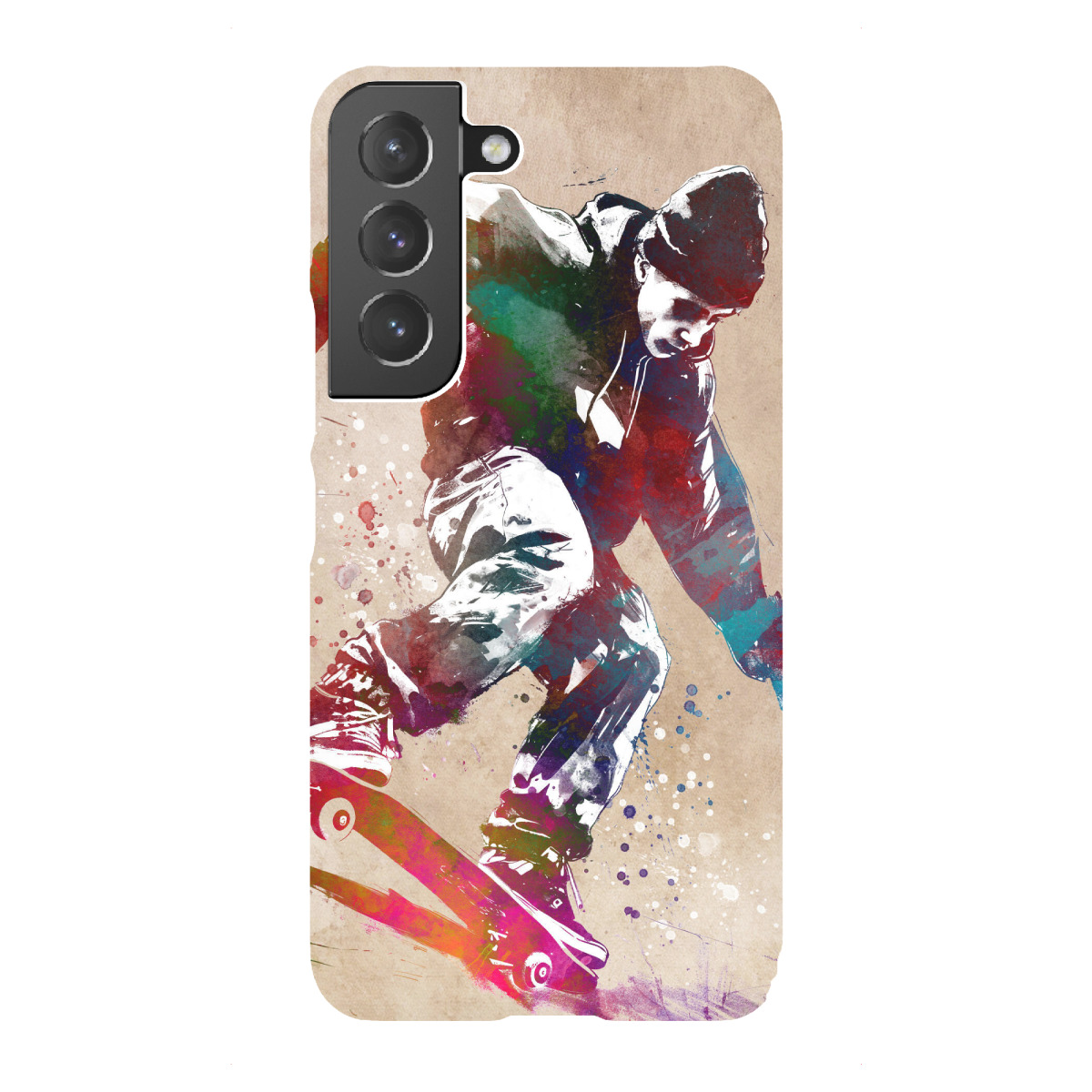 Samsung Galaxy "Skateboarder Sportkunst F" Premium-Case Handyhülle artboxONE