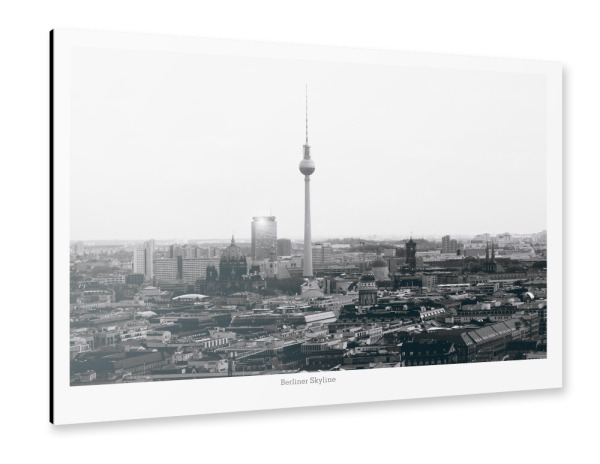 Alu-Dibond "Die Berliner Skyline" 30x20 cm artboxONE