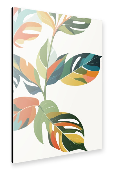 Alu-Dibond "Botanisches Fest der Farbe" 30x20 cm artboxONE