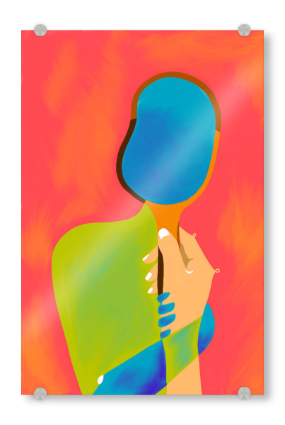 Acrylglasbild "The One To Hold a Mirror Up To Me" artboxONE - Abstrakt