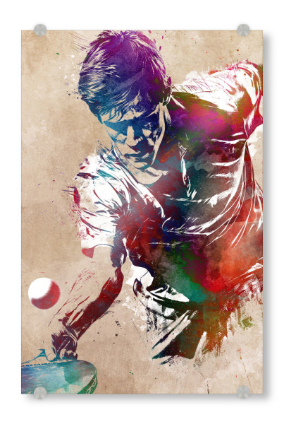 Acrylglasbild "Tischtennissportart A" artboxONE - Sport,Sport / Motivation - Tennis,Tischtennis,Sport,Spiel,Olympische spiele