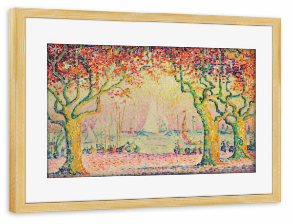 Poster mit Rahmen kiefer "Die Gassen" artboxONE - Natur,Reise,Reise / Länder,Für Mama,Für Papa