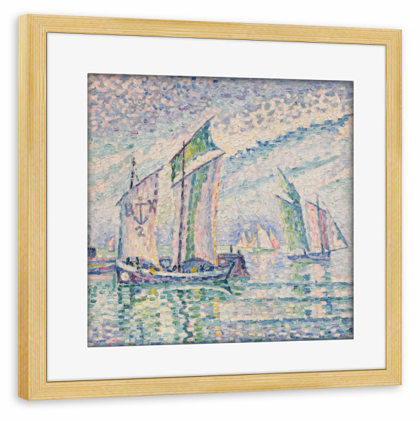 Poster mit Rahmen kiefer "Le Chenal de la Rochelle" artboxONE - Städte,Reise,Architektur,Reise / Länder,Städte / Weitere