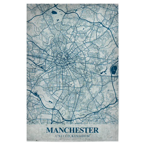 Poster "Manchester Vintage" artboxONE - Städte / Weitere