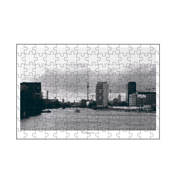 artboxONE Puzzle "An den Ufern der Spree" artboxONE - Städte / Berlin,Reise,Schwarzweiß,Architektur,Reise / Länder