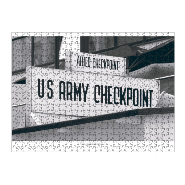 Puzzle Ravensburger "Checkpoint Charlie" artboxONE - Städte / Berlin,Reise,Schwarzweiß,Reise / Länder