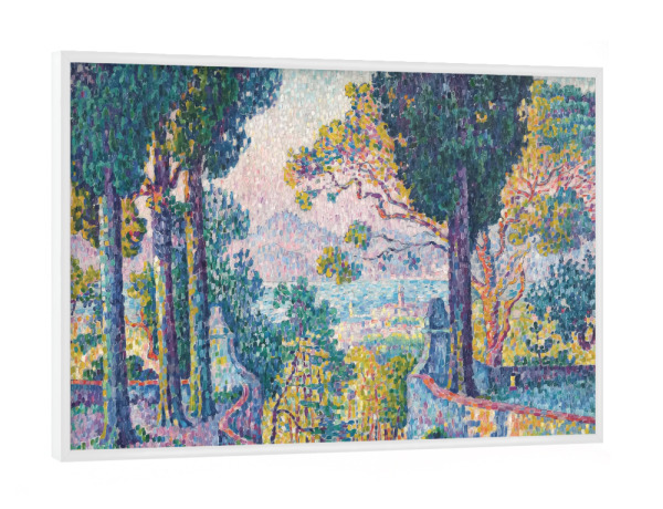 Poster mit weißem Rahmen "Sainte-Anne in Saint-Tropez" artboxONE - Natur,Reise,Reise / Länder,Für Mama,Für Papa