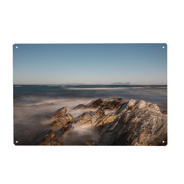 Holzbild "Røstlandet, Lofoten" artboxONE - Natur,Reise,Reise / Länder