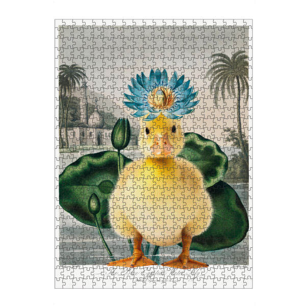 Puzzle Ravensburger "Entenküken liebt Seerosen" artboxONE - Floral,Tiere,Reise / Afrika,Lustig