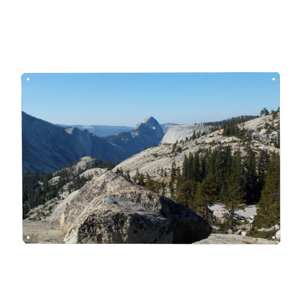 Metall Poster "Yosemite Bergwelt" artboxONE - Natur,Reise,Reise / Länder