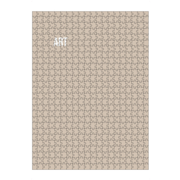 Puzzle Ravensburger "Art - minimal" artboxONE - Typografie,Abstrakt - Art,Kunst,Minimalistisch,Beige,Weiß,Buchstaben,Typo,Typografie - Bild art