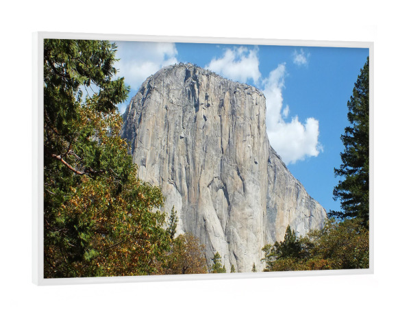 Poster mit weißem Rahmen "Der El Capitan" artboxONE - Natur,Reise,Reise / Länder