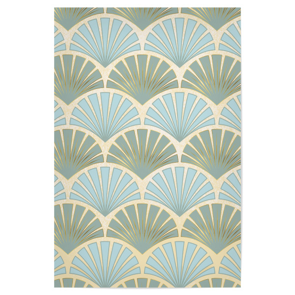 Poster "Muscheln à la Art Deco" artboxONE - Abstrakt,Reise / Strand und Meer,Fashion