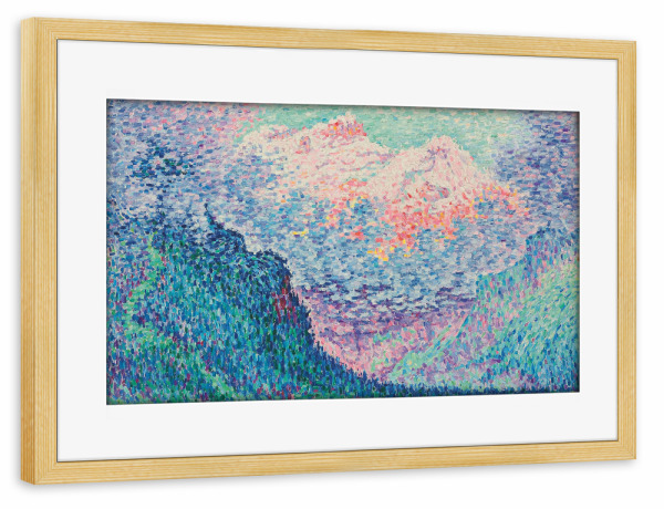 Poster mit Rahmen kiefer "Les Diablerets" artboxONE - Natur,Reise,Reise / Länder,Für Mama,Für Papa