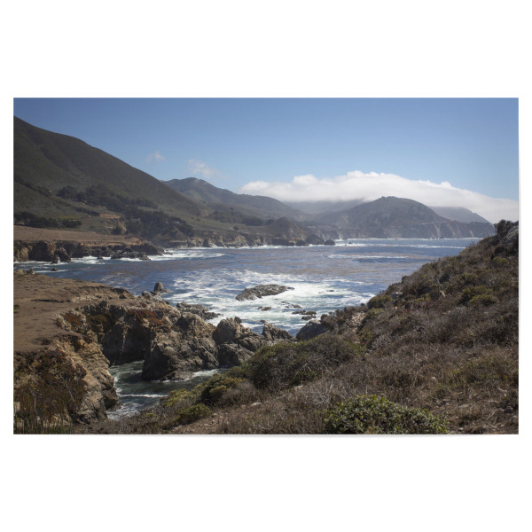 Poster "California State Route" artboxONE - Reise / Länder - Highway 1,Reise,California state route 1,Usa,Kalifornien,Landschaft,Pazifik.